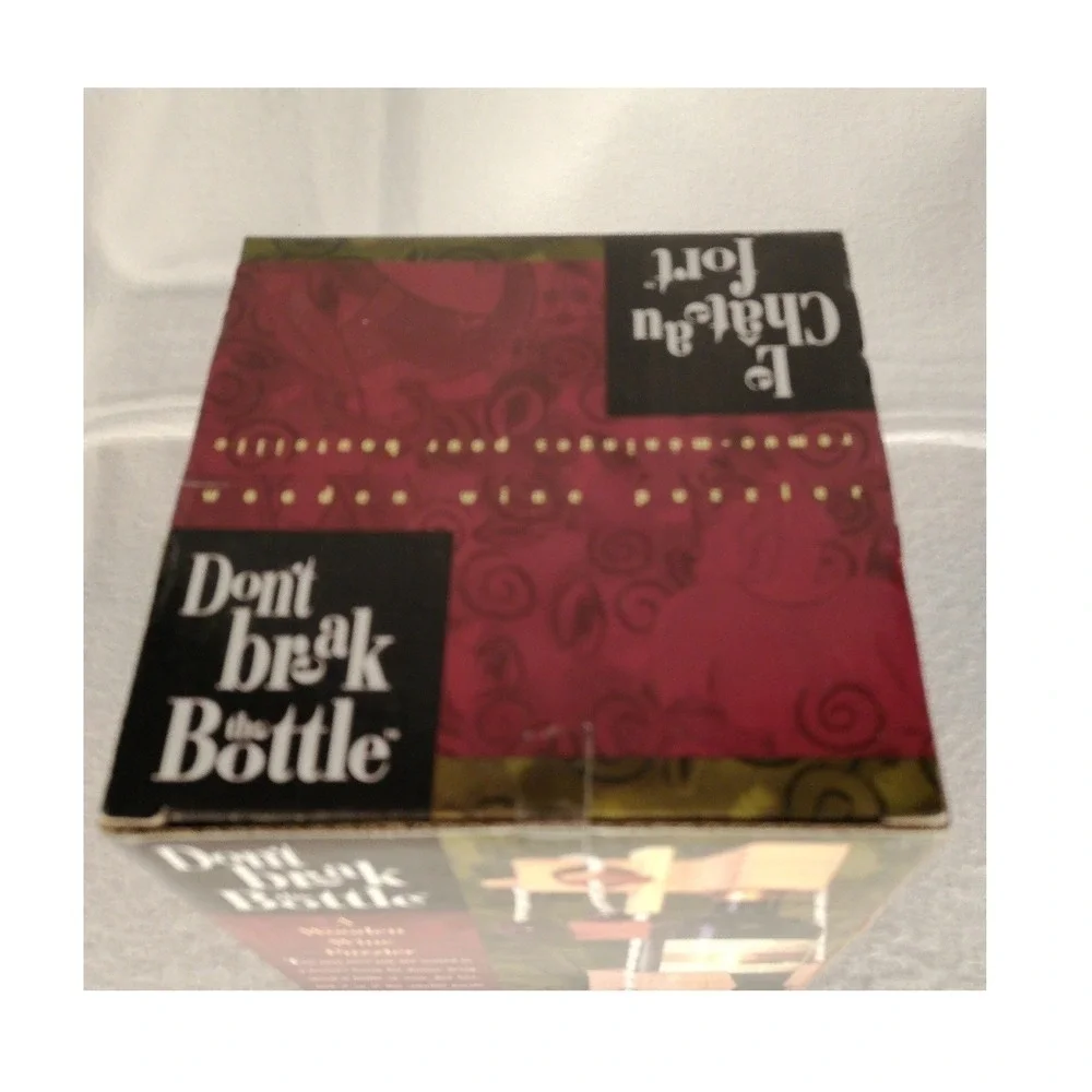 New Don't Break the Bottle Wooden Wine Puzzler Gift for Host
